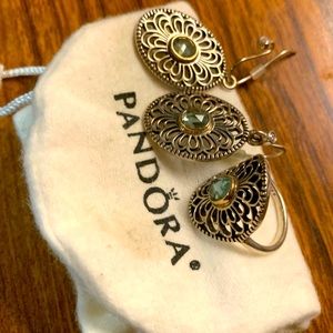 Pandora Ring/Earring Set